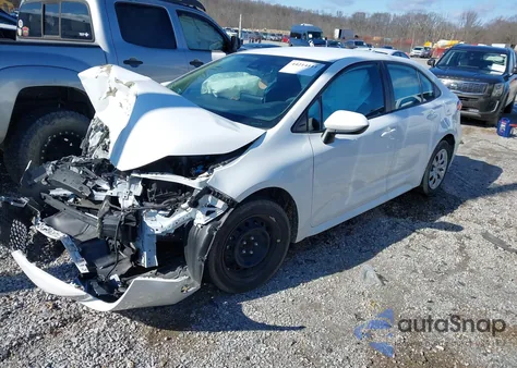 2021 Toyota Corolla Le z USA, uszkodzony, nr VIN 5YFEPMAEXMP174849
